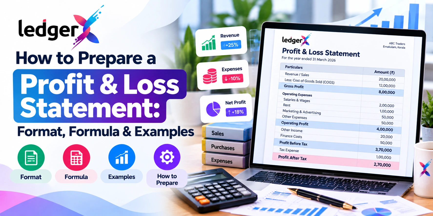 How to Prepare a Profit & Loss Statement: Format, Formula & Examples